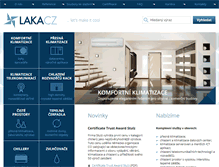 Tablet Screenshot of laka.cz
